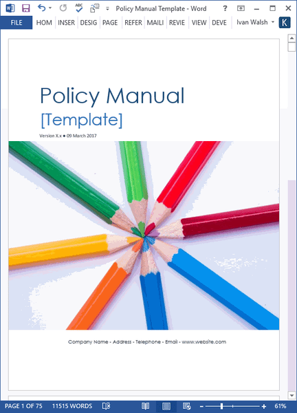 policy manual