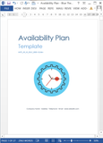 Availability Plan Template (MS Office)