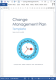 Change Management Plan Templates (MS Office)