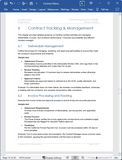 Contract Management Plan Template