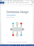 Database Design Template (MS Office)