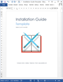 Installation Plan Template (MS Word)