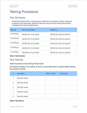 Acceptance Test Plan Template (Apple Pages)