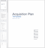 Acquisition Plan template (Apple Pages and Numbers) 