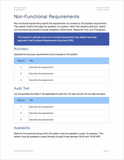 Business Requirements Template (Apple)