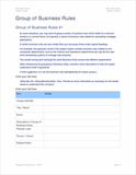 Business Rules Template (Apple iWorks)