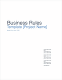 Business Rules Template (Apple iWorks)