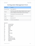 Configuration Management Plan Templates (Apple)