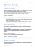 Conversion Plan Template (Apple iWork Pages)
