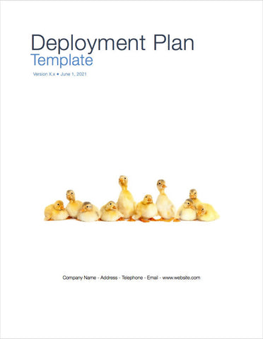 Deployment Plan Template (Apple)