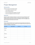 Feasibility Study Template (Apple)