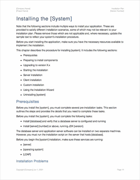 Installation Plan Templates (Apple) – Klariti Template Shop