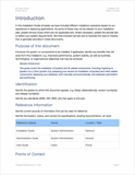 Installation Plan Templates (Apple)