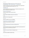 Maintenance Plan Templates (Apple)