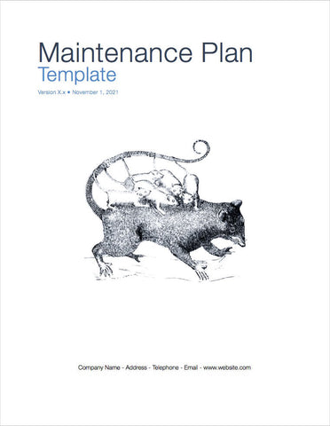 Maintenance Plan Templates (Apple)