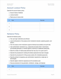 Security Plan Templates (Apple)