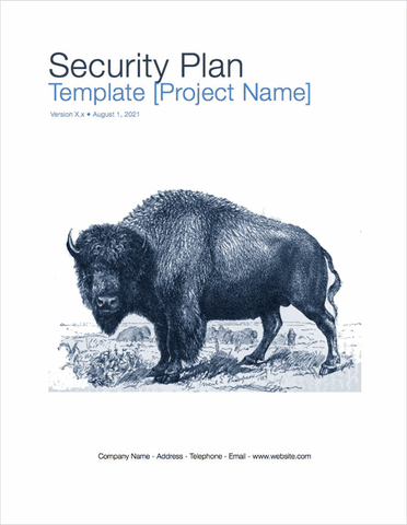 Security Plan Templates (Apple)