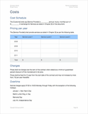 Service Level Agreement Templates (Apple Pages & Numbers)