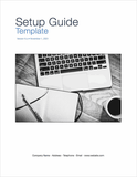 Setup Guide Template (Apple Pages)