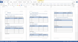 Availability Plan Template (MS Office)