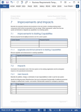 Business Requirements Templates (MS Office)
