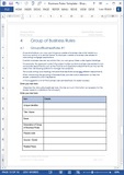 Business Rules Template (MS Office)