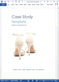 Case Study Templates – Fashion theme