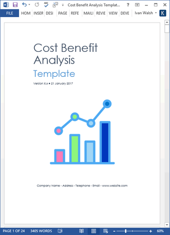 Cost Benefit Analysis templates (MS Office)