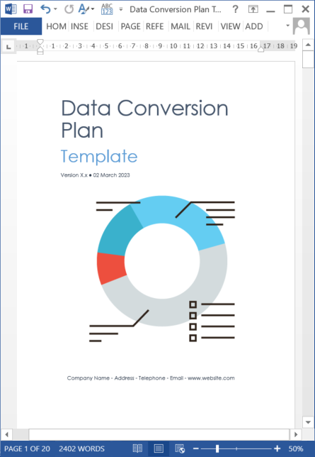 Data Conversion Plan Template – Klariti Template Shop