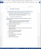 Design Document Template (MS Office)