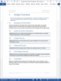 Design Document Template (MS Office)