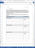 Disaster Recovery Templates (MS Office)