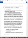 Employee Handbook Template (MS Word)