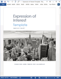 Expression of Interest Template