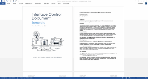 Interface Control Document Template