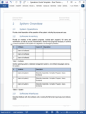 Operations Plan Template (MS Office)