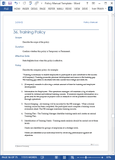 Policy Manual Template (MS Office)