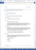 Policy Manual Template (MS Office)