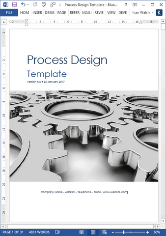 Business Process Design Templates (MS Office)