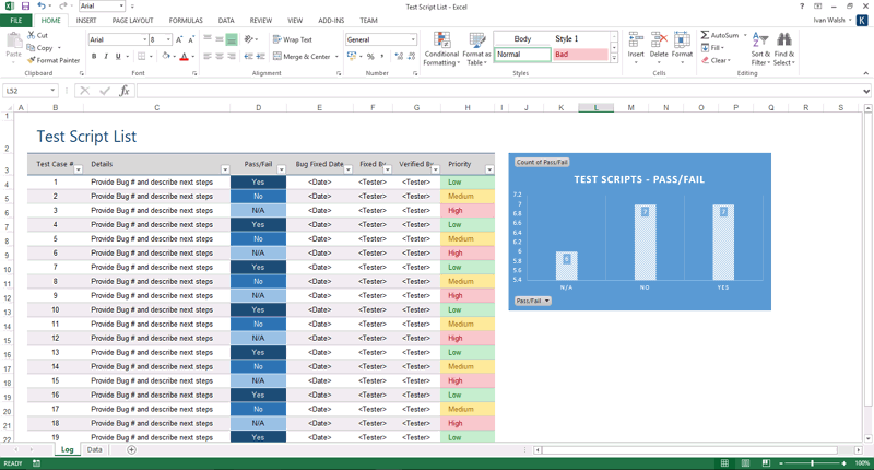 Software Test Case Template Excel