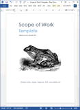 Scope of Work Templates
