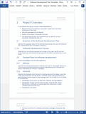 Software Development Plan template