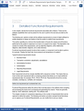 Software Requirements Specifications Templates (MS Word + Excel)