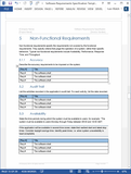 Software Requirements Specifications Templates (MS Word + Excel)