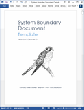 System Boundary Document Templates