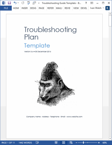 Troubleshooting Guide Template